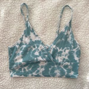 COLSIE tie dye cropped tank